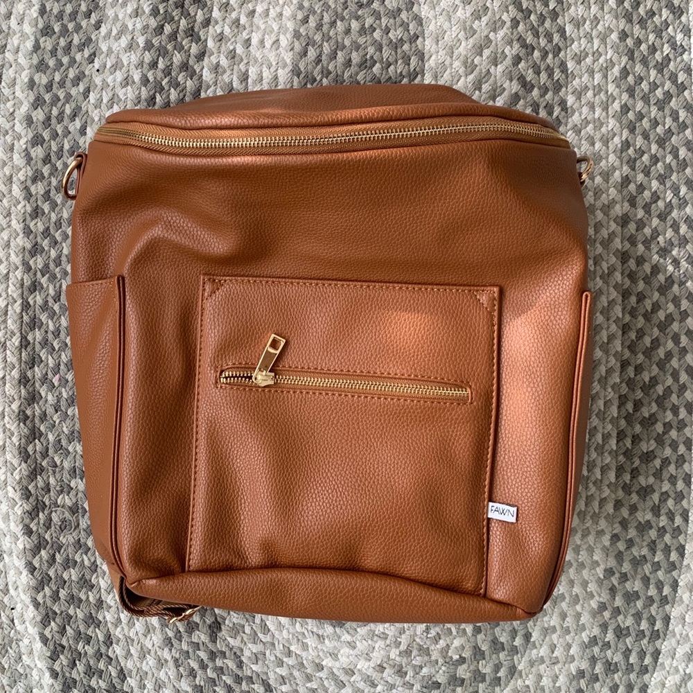 Fawn Design Original Diaper Bag in Brown